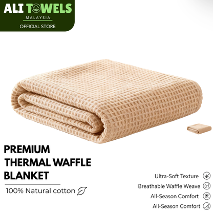 Premium Thermal Waffle Blanket