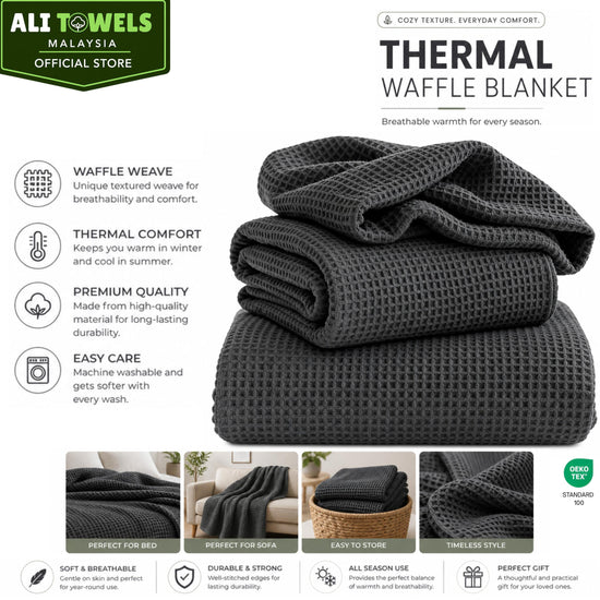 Premium Thermal Waffle Blanket